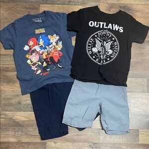 New Mix Kids Matching Set - Blue and Black